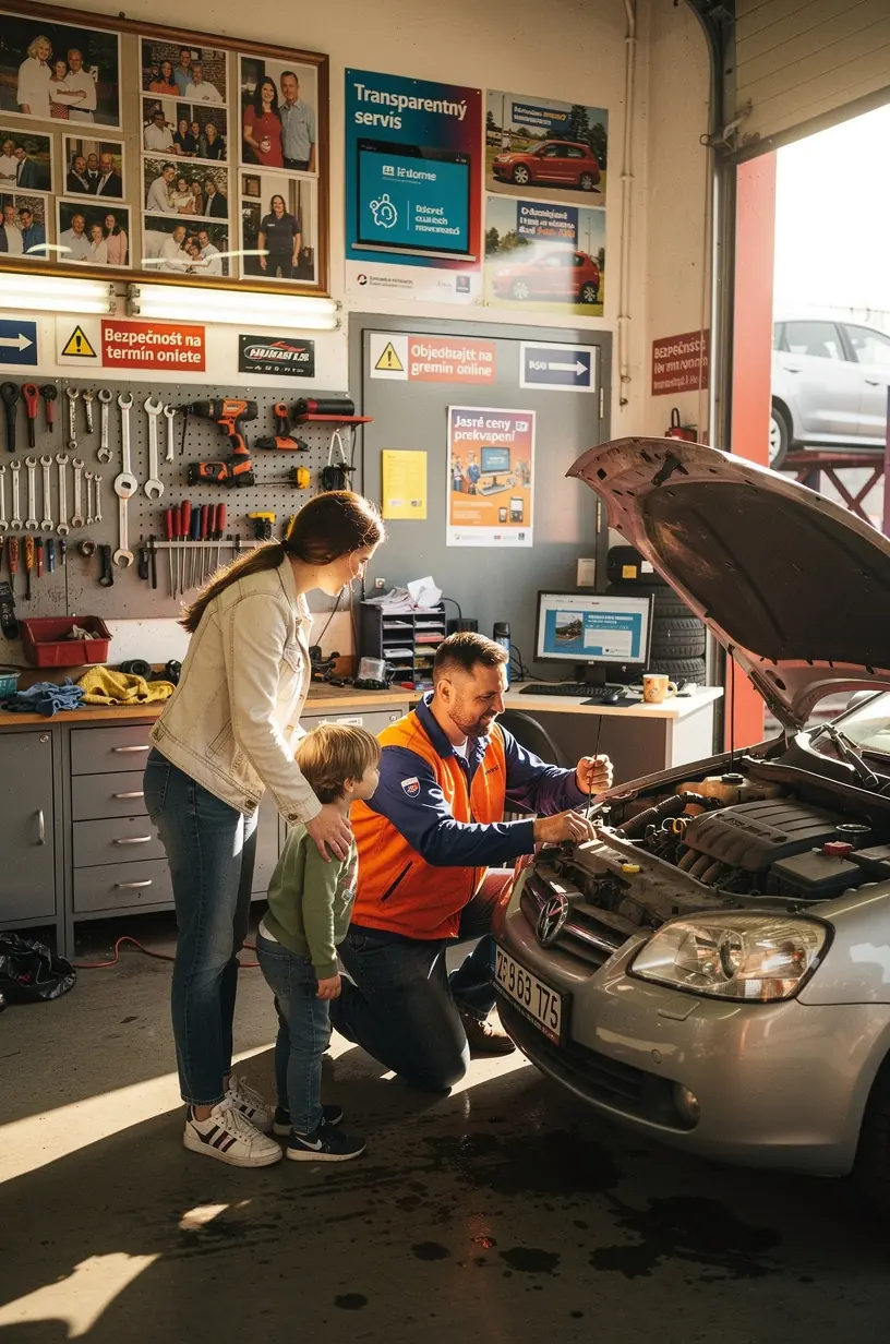 Moderné nástroje a technológie používané pri servisovaní motorových vozidiel.